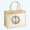 Cotton Pocket Jute Shopper Thumbnail
