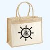 Cotton Pocket Jute Shopper Thumbnail