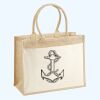 Cotton Pocket Jute Shopper Thumbnail