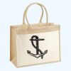 Cotton Pocket Jute Shopper Thumbnail