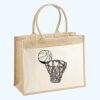 Cotton Pocket Jute Shopper Thumbnail
