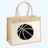 Cotton Pocket Jute Shopper Thumbnail