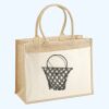 Cotton Pocket Jute Shopper Thumbnail
