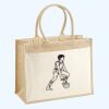 Cotton Pocket Jute Shopper Thumbnail