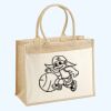 Cotton Pocket Jute Shopper Thumbnail