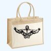 Cotton Pocket Jute Shopper Thumbnail