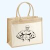 Cotton Pocket Jute Shopper Thumbnail