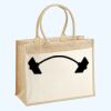 Cotton Pocket Jute Shopper Thumbnail