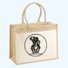 Cotton Pocket Jute Shopper Thumbnail