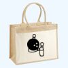 Cotton Pocket Jute Shopper Thumbnail