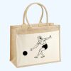 Cotton Pocket Jute Shopper Thumbnail