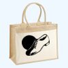 Cotton Pocket Jute Shopper Thumbnail