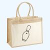 Cotton Pocket Jute Shopper Thumbnail