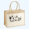 Cotton Pocket Jute Shopper Thumbnail