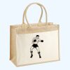 Cotton Pocket Jute Shopper Thumbnail