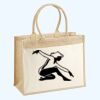 Cotton Pocket Jute Shopper Thumbnail