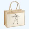 Cotton Pocket Jute Shopper Thumbnail