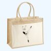 Cotton Pocket Jute Shopper Thumbnail