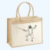Cotton Pocket Jute Shopper Thumbnail