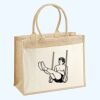 Cotton Pocket Jute Shopper Thumbnail