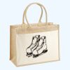 Cotton Pocket Jute Shopper Thumbnail