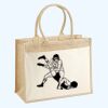Cotton Pocket Jute Shopper Thumbnail