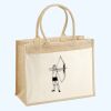 Cotton Pocket Jute Shopper Thumbnail