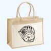 Cotton Pocket Jute Shopper Thumbnail