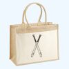 Cotton Pocket Jute Shopper Thumbnail
