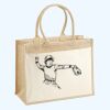 Cotton Pocket Jute Shopper Thumbnail
