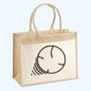 Cotton Pocket Jute Shopper Thumbnail