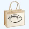 Cotton Pocket Jute Shopper Thumbnail