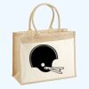 Cotton Pocket Jute Shopper Thumbnail