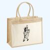 Cotton Pocket Jute Shopper Thumbnail