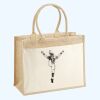 Cotton Pocket Jute Shopper Thumbnail
