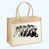Cotton Pocket Jute Shopper Thumbnail