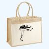 Cotton Pocket Jute Shopper Thumbnail