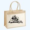 Cotton Pocket Jute Shopper Thumbnail