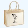 Cotton Pocket Jute Shopper Thumbnail