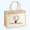 Cotton Pocket Jute Shopper Thumbnail