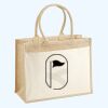 Cotton Pocket Jute Shopper Thumbnail
