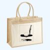 Cotton Pocket Jute Shopper Thumbnail
