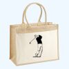 Cotton Pocket Jute Shopper Thumbnail