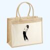 Cotton Pocket Jute Shopper Thumbnail