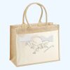 Cotton Pocket Jute Shopper Thumbnail