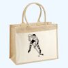 Cotton Pocket Jute Shopper Thumbnail
