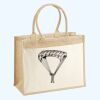 Cotton Pocket Jute Shopper Thumbnail