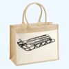 Cotton Pocket Jute Shopper Thumbnail
