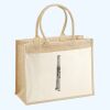 Cotton Pocket Jute Shopper Thumbnail