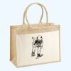 Cotton Pocket Jute Shopper Thumbnail